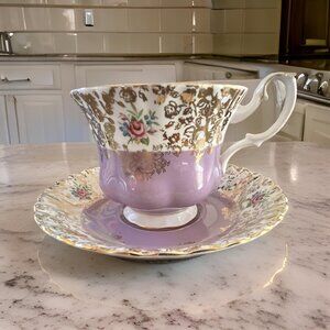 Royal Albert Lavender Teacup and Saucer Set